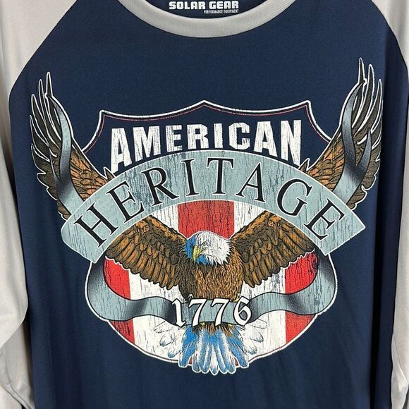 Solar Gear Mens Long Sleeve Shirt Size XXL Performance Sun Protection - Picture 2 of 7